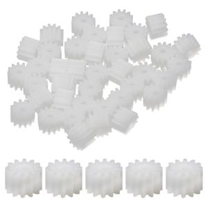 Othmro 40pcs Plastic Gears 12 Teeth Model 122A Reduction Gear Plastic Worm Gears for RC Car Robot Motor