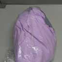 Vocander Wrap Around Lilac Twin Size Bed Skirt 14 Inch Drop, Elastic Dust Ruffle Easy to Put On, Solid Bedskirt Polyester Fabric Machine Washable Dryable and Ironable