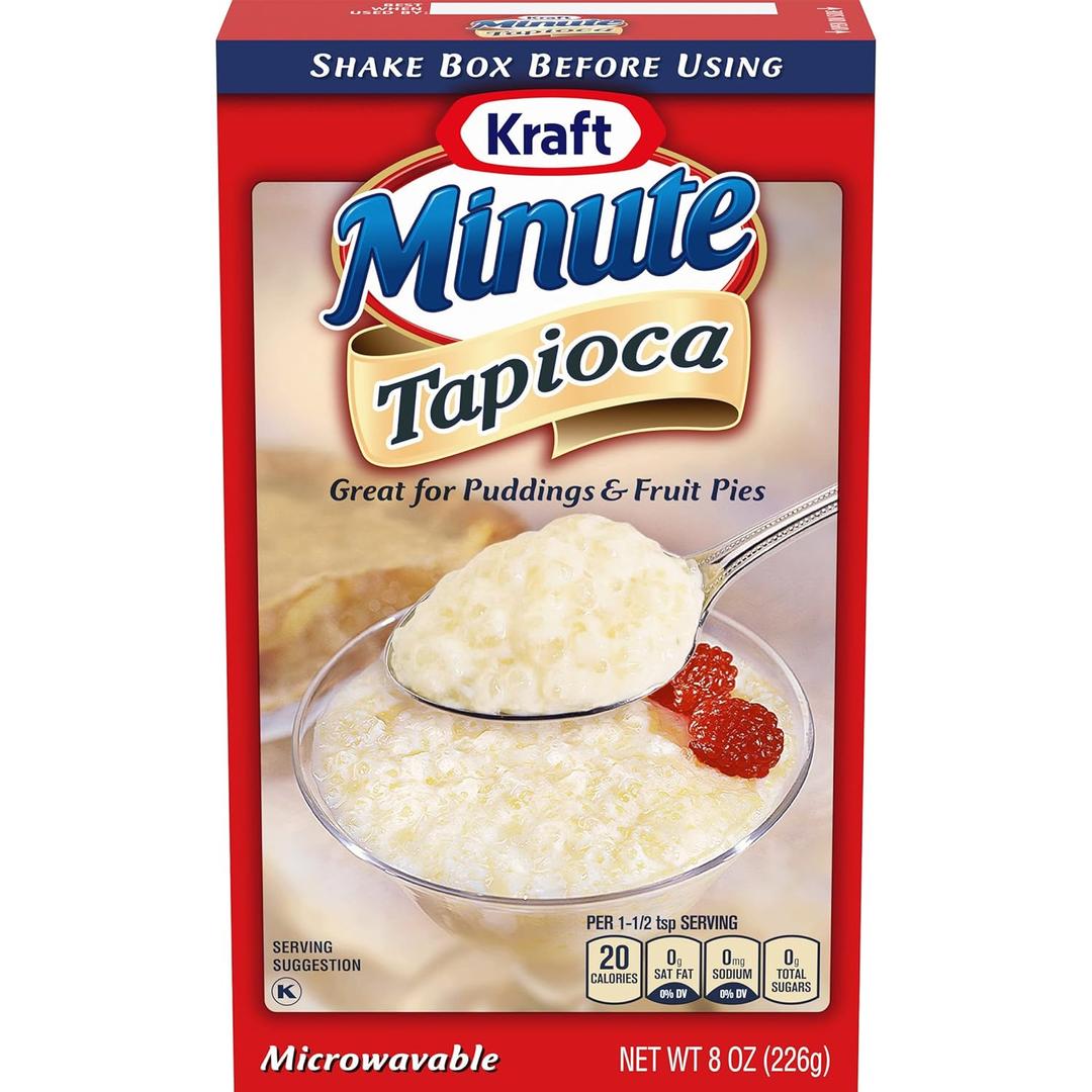 2 x Kraft Minute Tapioca (8 oz Box) (EXP 09/02/28)