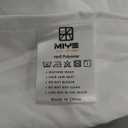 MIYE Pleated Waffle Weave Bed Skirt, Tailored Dust Ruffle Easy Fit, Machine Washable, Size 39x75"