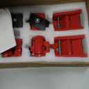 Red Hood Latches Compatible with Jeep Wrangler 2007-2018 JK JKU, 2018-2025 JL JLU, 2020-2025 Gladiator JT 1 Pair