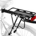 Rear Bike Rack,Bike Cargo Rack w/Fender & Large Size Reflective,Quick Release Mountain Road Bicycle Rear Racks,Universal Bike Luggage Rack,Large Capacity Bike Pannier Rack, YONTUO