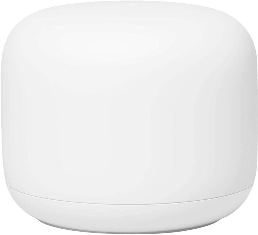 Google Nest Wifi - AC2200 - Mesh WiFi System - Wifi Router - 2200 Sq Ft Coverage - 1 pack (One Pack)