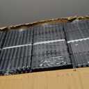 Plastic Interlocking Deck Tiles, 36 Pack, 12"x12" Each, Dark Grey