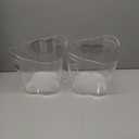 Ice Buckets for Parties,2 PCS Clear 6 Liter Plastic Tub for Drinks and Parties,Clear Ice Bucket for Champagne Beer Sparkling Cocktails Extra Large Model