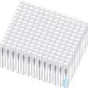 Zhehao 50 Pcs Mini Spray Bottles 5 ml Clear Glass Perfume Bottles Refillable Fine Mist Perfume Atomizer Portable Empty Sample Containers for Cleaning, Essential Oils, Travel (Clear Cap)