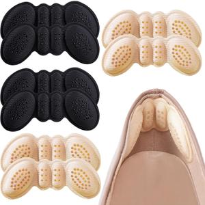 2 x 4 Pairs Heel Pads for Shoes, That are Too Big Heel Grips for Women Men,Heel Inserts for Shoes Anti-Wear Pads for High Heels,Heel Cushion Inserts Prevent Slipping, Rubbing, Blisters, Heels Pain