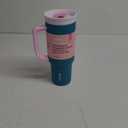 Owala Stainless Steel Triple Layer Insulated Travel Tumbler with Spill Resistant Lid, Straw, and Carry Handle, BPA Free, 40 oz