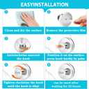 2 x 2pcs Suction Cup Hooks for Shower,Inside Shower,Wall,Bathroom,Bedroom,Kitchen,Door,Glass Window, Mirror, Tile, No Drilling Hanging for Towels,Robes,Loofah,hat,Clothing,Wreath (Chrome)