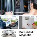 SYNCWIRE for MagSafe Ring Phone Holder, 360 Rotation Magnetic Cell Phone Grip Dual-Sided Magnets Phone Ring Kickstand Compatible with iPhone 17 16 15 14 13 12 Pro Max MagSafe, Android, Samsung etc.
