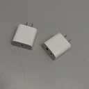 2 Pack i Phone 17 16 15 14 USB C Charger Block, iGENJUN 20W Dual Port QC + PD 3.0 Power Adapter Wall Charger, Double Fast Plug Charging Brick for i Phone 17/17 Pro/16/15/14/X, Samsung Galaxy - White