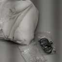 Pinch Pleated Sheer Curtains 2 Panels Off White Curtains for Living Room Bedroom Semi Sheer Light Filtering Chiffon Curtain & Drapes for Sliding Glass Door, 52 inch Width x 108 inch Length