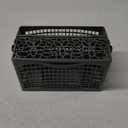 Noa Store Dishwasher Silverware Cutlery Basket (Gray Detachable) - Universal Organizer Basket for Small Items -Fits Most Dishwasher Models - Foldable & Portable Rack - Organize and Separate Silverware