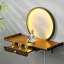 Wall-Mounted Buddha Statue Stand with LED (40cm/15.7in)