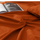 Orange Queen Size Sheet Set - 2 Piece Luxury 1800 Thread Count Bedding Sheets