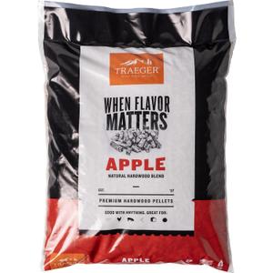 Traeger Grills Apple 100% All-Natural Wood Pellets for Smokers and Pellet Grills, BBQ, Bake, Roast, 18 lb. Bag
