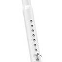 Door Security Bar,Sliding Door Lock Bar with Anti Lift Lock,Adjustable Sliding Door Security Bar for House, Apartment, School, Hotel Door Security System (White 1P)