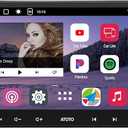 ATOTOZONE A6PF Plus 9inch QLED Android Double DIN Car Stereo, 8-Core 4G+64G, 4G LTE/WiFi/BT/USB, Wireless CarPlay & Android Auto Touch Screen, Dual Bluetooth, 36 EQ DSP/LRV/SWC, AI Chat&GPS Tracking