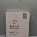 Wooden WiFi Router Storage Box - Deluxe Wall Mountable Decorative Modem Shelf Hider Cover with Cable Management System - Rustic Home Organization Solution for Routers Up to 11" Tall - Pine