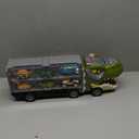 JOYIN 13 in 1 Dinosaur Toys for Kids 3-5, Transport Dinosaur Carrier Truck with 12 Pull Back Cars, Toddler Toys 3-4 Birthday Gifts for 3 4 5+ Year Old Boys