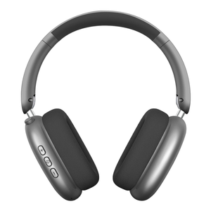 Wentronic Wireless Over Ear Headphones, Noise Canceling Bluetooth 5.3 Headphones with Microphones,Hi-Res Audio,48H Playtime,Foldable,Breathable Soft Earpads-Grey