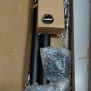 Ivilon Drapery Treatment Window Curtain Rod - Square Design 1 1/8 Rod. 16 to 28 Inch - Antique Black