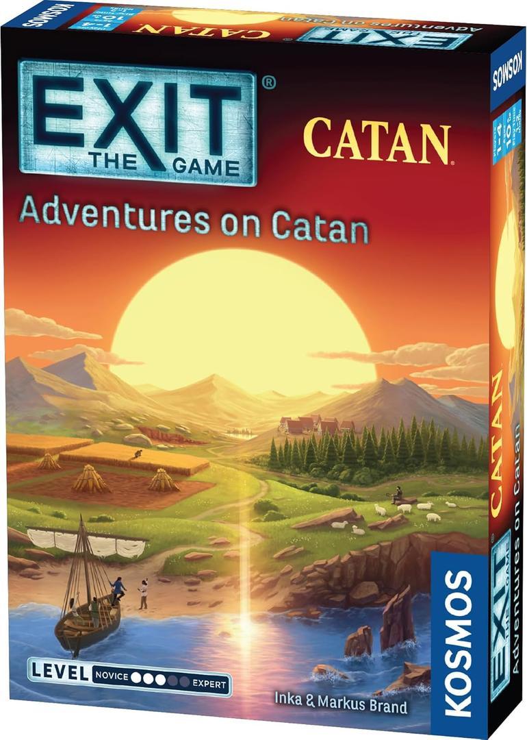 EXIT: The Game - Adventures on Catan | Interactive Escape Room Experience| Cooperative | 1-4 Players | 10+ | Kosmos | Game for Kids and Adults