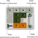 Barkwhiz Dog Puzzle Toy 3 Levels, Mental stimulating for Boredom and Smart Dogs, Treat Puzzle for All Breeds Dog