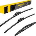 MIKKUPPA 26"+17"+12" Windshield Wiper Blades Replacement for 2017-2022 Honda CRV CR-V, Front & Rear Wiper Blades Set, Durable Stable Quiet All Season (Pack of 3)