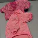 3 Pack Dog Sweaters for Dogs Girl Boy Winter Fleece Clothes Warm Soft Dog Sweatshirt Outfit for Dogs Cats Pet Apparel (L (Back: 15.7", Chest: 19.6", 14-18 lbs), Pink+Rose+Purple)