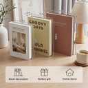 Beautiful Decorative Books For Modern Home Decor, Set Of 3 Fake Books For Shelf & Mantel Decoration, Aesthetic Faux Book Stacked For Bookshelf, Coffee Table Living Room Accessories (Assembly Required