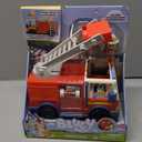 Bluey Firetruck Toy with Firefighter Bingo, Bob Bilby Figures | Extendable Ladder & Hose | Includes Stickers - Perfect for Kids Ages 3+