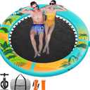 ClickFBSPORT Inflatable Water Hammock Round Floating Ring for Adults