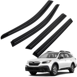Outback Rain Guards - Window Visors for Subaru Outback Premium Limited Touring 2020-2025, Out-Channel Side Window Rain Guards for Outback Accessories, 4PCS, Black, Car Accessories