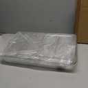 8 Compartments Condiment Containers with Lids Spoons, Clear
