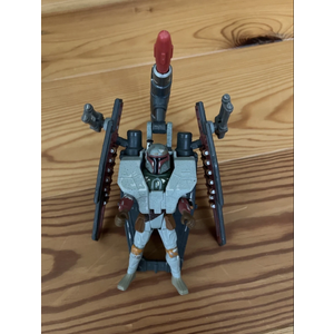 Star Wars Deluxe BOBA FETT Wing-Blast Rocketpack & Overhead Cannon 1996 Kenner