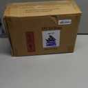 6 Pack Porcelain Coffee Mugs Set, 12 Ounces Ceramic Coffee Mugs, Matte Black Coffee Mug, Restaurant Cups for Coffee, Tea, Cappuccino, Cocoa, Cereal, Black outside and Colorful inside