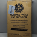 Regalo Safety 29-38.5" Baby Gate for Doorways & Bottom of Stairs, Pressure Mounted Baby Gate with Door for Babies, Toddlers & Pets, Tested & Safe for 30 Years, American Designed, American Owned, White