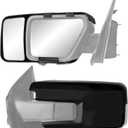 K Source Snap & Zap Custom Towing Mirror Pair for Ford F150, Black