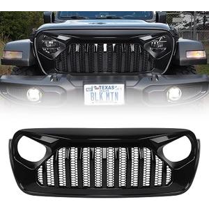 Front Grill With Mesh For Jeep Wrangler