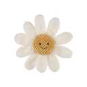 Apricot Lamb Baby Lovey Daisy Soft Rattle Toy, Plush Stuffed Flowers for Newborn Soft Over 0 Months (White Daisy)