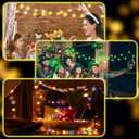 8 Pcs Valentines String Lights, 160 ft 340 LED Battery Operated Lights Hanging Fairy Light for Valentines St. Patrick's Day Indoor Outdoor Holiday Garden Bedroom Office Room Party Decor