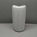 Attwood 93534-1 Softside UV-Resistant Marine 15-Inch Round Corner Dock Fender, White