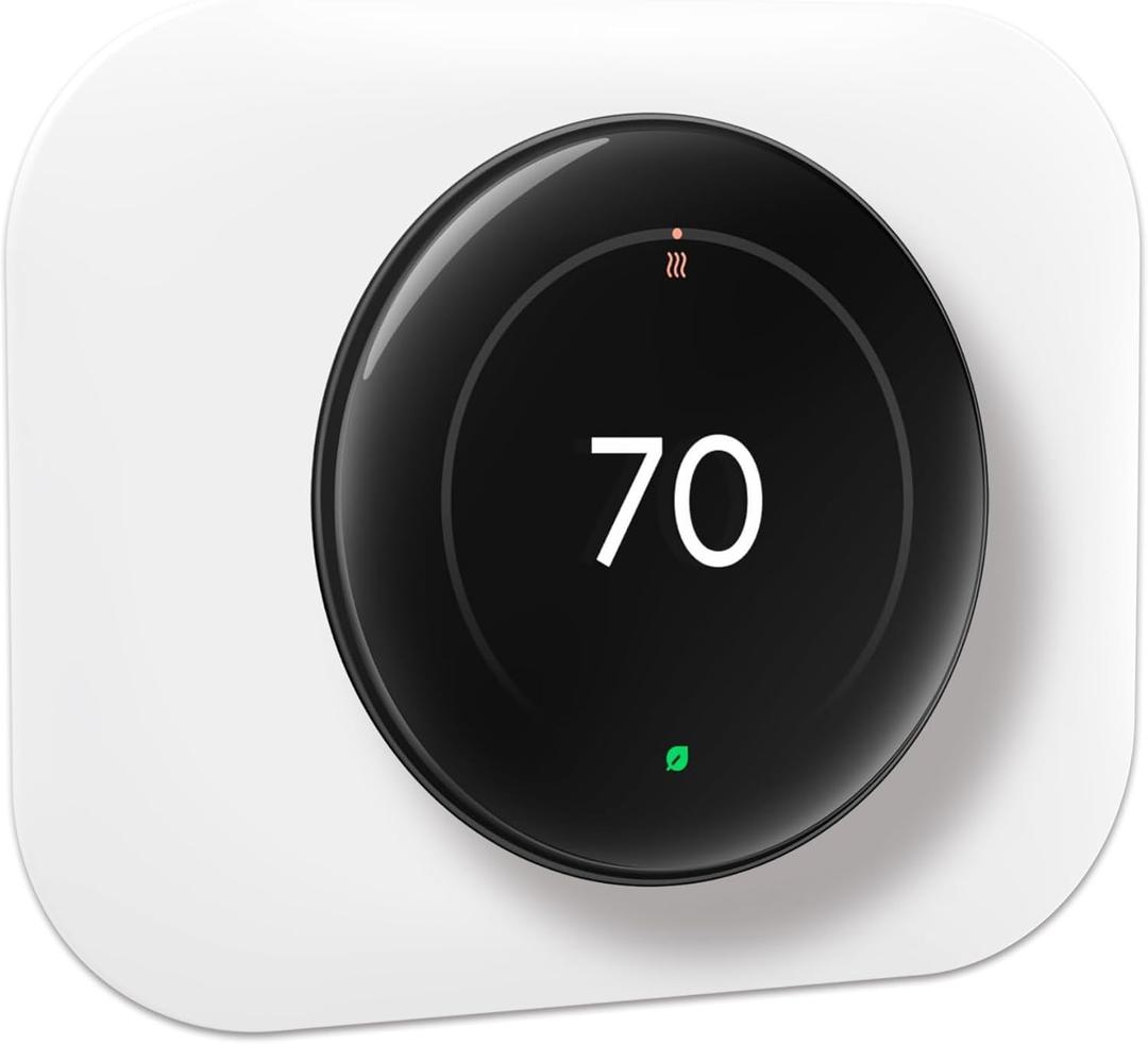 Petrichor Nest Thermostat Wall Plate - Compatible With Google Nest Learning Thermostat (4th Gen) - Trim Kit, Cover Accessory for Easy Installation
