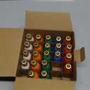 Romasaty 21 Pack C9 Replacement Bulbs C9 Ceramic Multi-Color String Lights Replacement Bulbs, C9/E17 Candelabra Base, 7 Watt