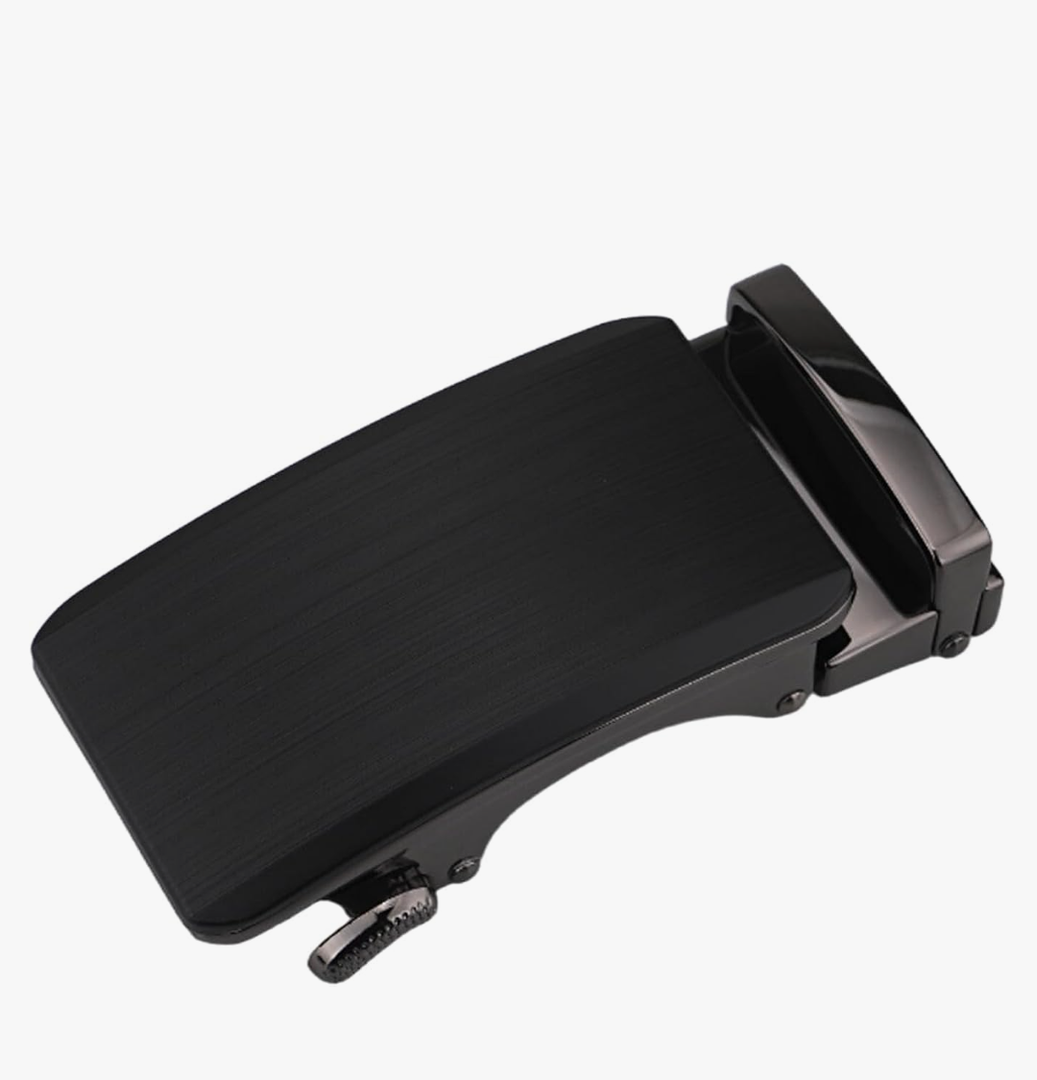 1.38"(35mm) Men Ratchet Buckle Automatic Adjustable Click Leather Belt Accessory Replacement