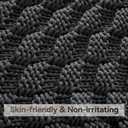 Knitted Weighted Blanket Kids, No Beads Heavy Blanket 40 x 60'' 7lbs, Breathable Chunky Knit Blanket, Cooling Weighted Blanket for Hot Sleepers, Christmas Home Decor (Dark Grey)