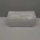 Ohlove 6 Pcs Large Clear Plastic Drawer Organizers Tray 15" x 6.3" Storage Bins with 25 Pcs Non-Slip Pads for Makeup, Jewelries, Kitchen Utensils, Bathroom and Office