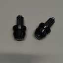 22mm 7/8'' Motorcycle Bar End Plug Sliders Universal Handlebar Grips Bar Ends Caps replacement for Honda Yamaha Suziku Kawasaki BMW Motorbike Dirt Bike (Black)