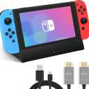 TV Docking Station for Switch,Docking Station Support 4K HDMI Output,Replacement for Official Switch Dock with Type-C and HDMI Cable